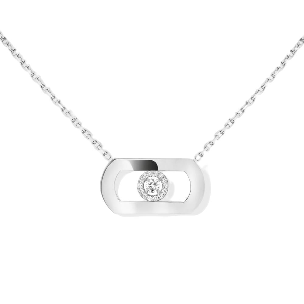 White Gold Diamond Necklace So Move