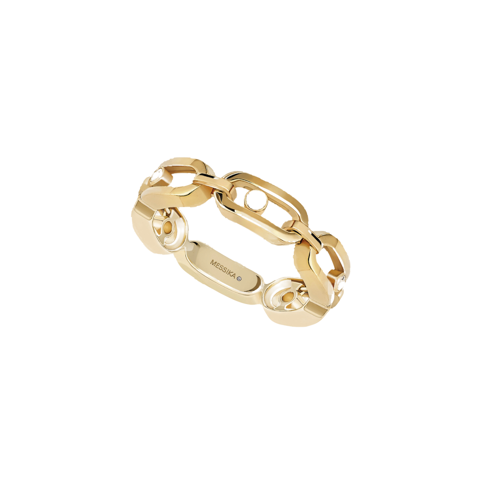 Move Link Multi Ring Diamant Gelbgold