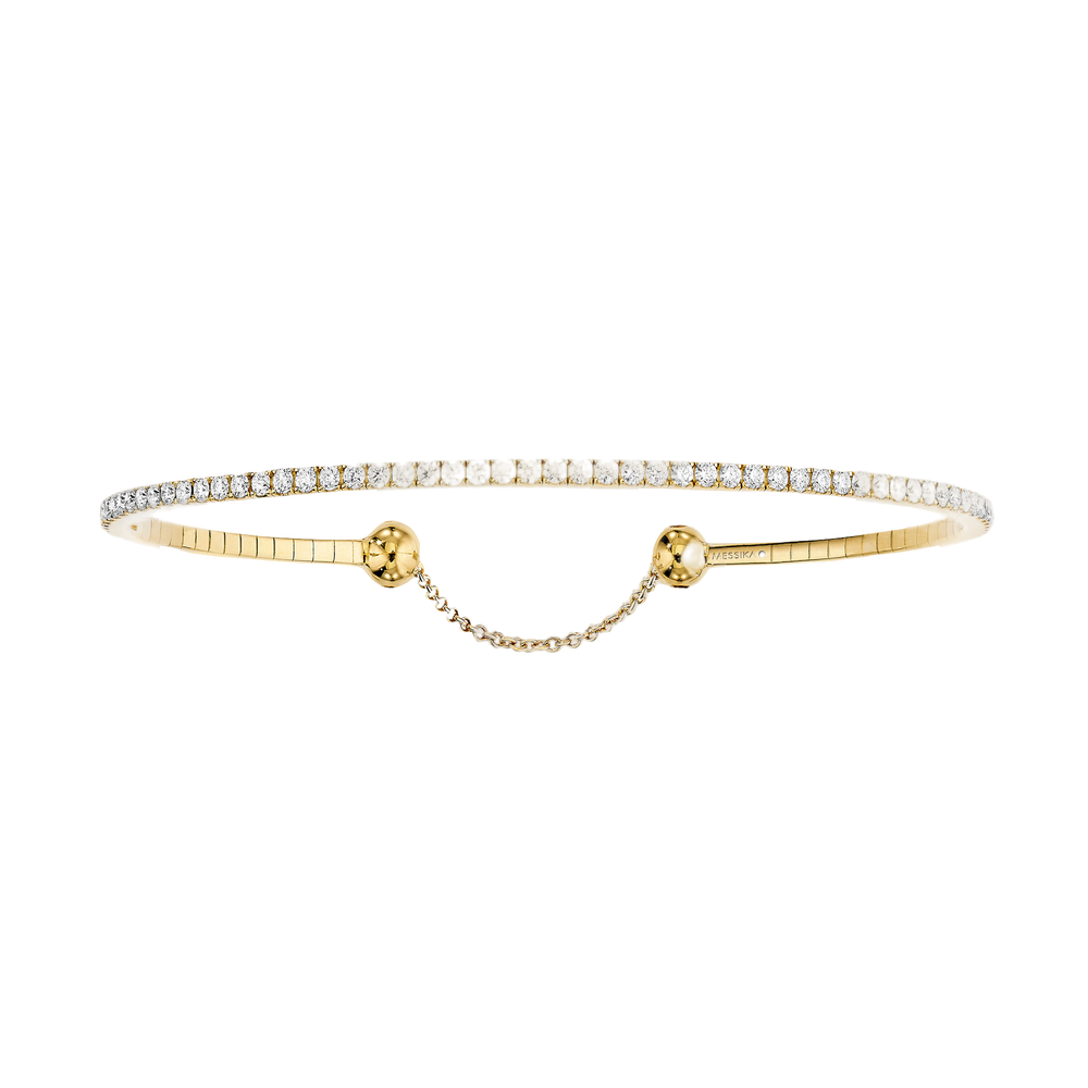 Armband Diamant Gelbgold Skinny 1,6ct