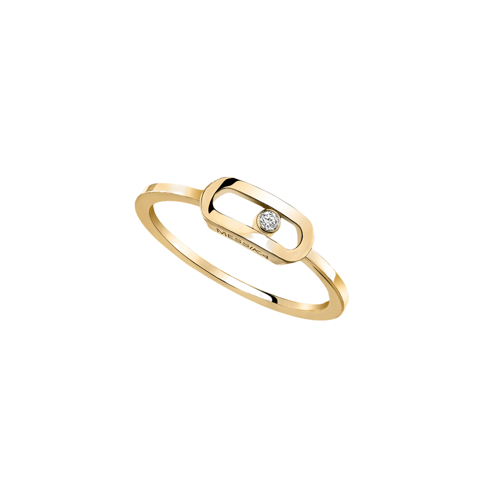 Yellow Gold Diamond Ring Gold Move Uno