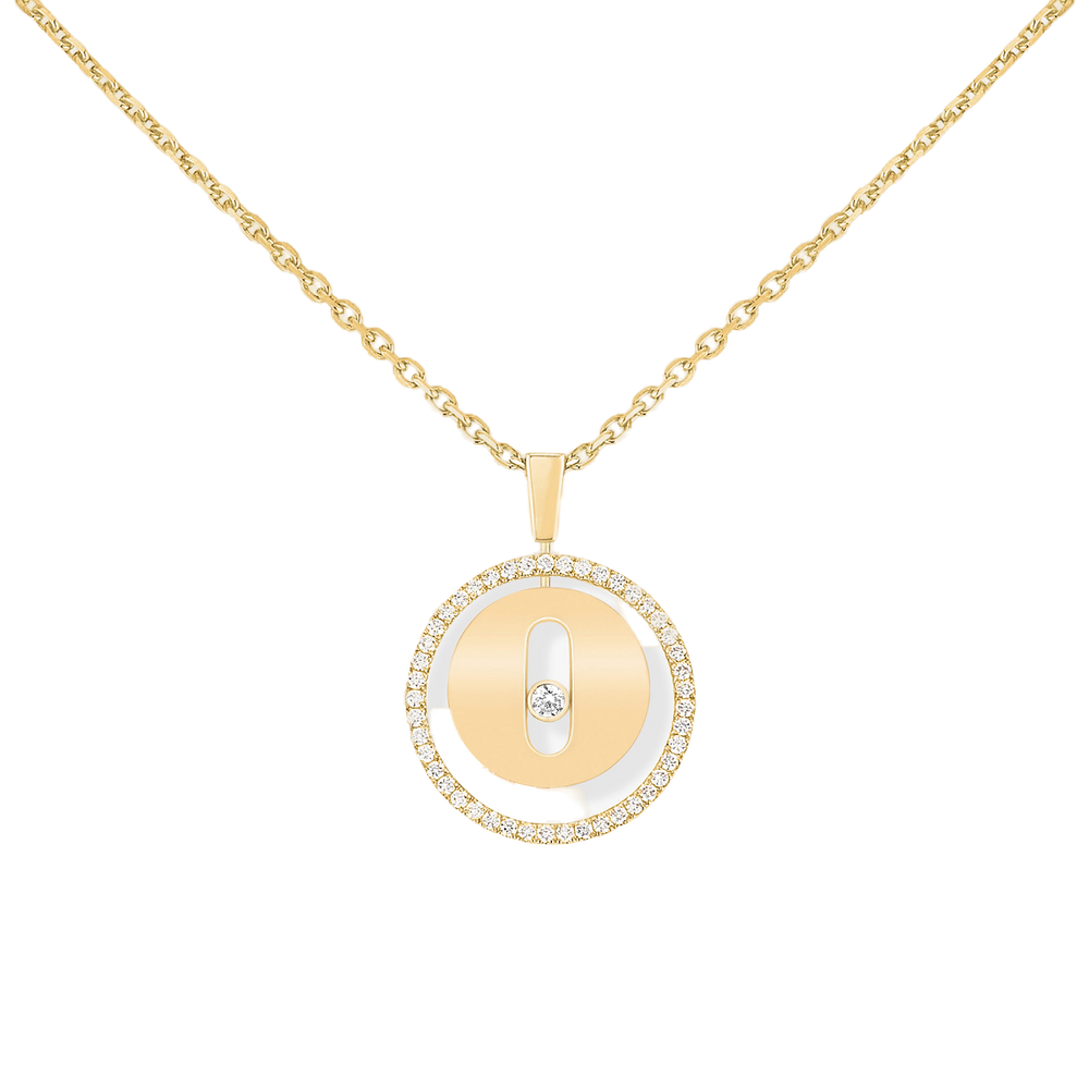 Lucky Move SM Yellow Gold Diamond Necklace