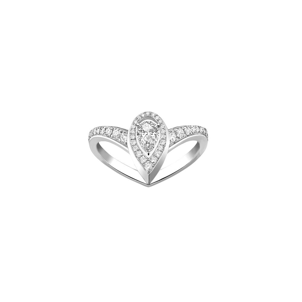 Bague Diamant Or Blanc Fiery 0,10ct
